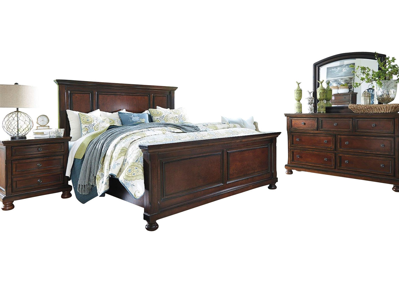 Ivan Smith Porter King Panel Bedroom Set Porter King Panel Bedroom Set Ashley Furniture Inc